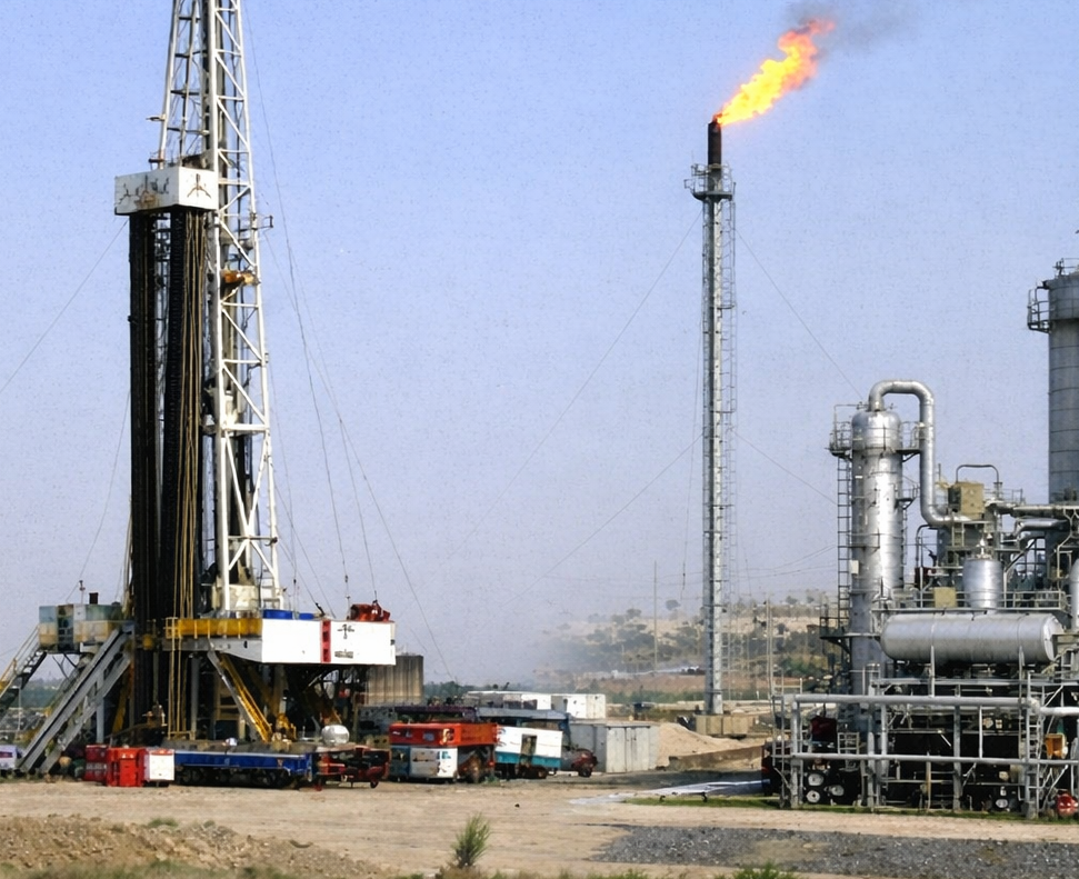 OGDCL oil and gas operations in Sindh producing gas and condensate