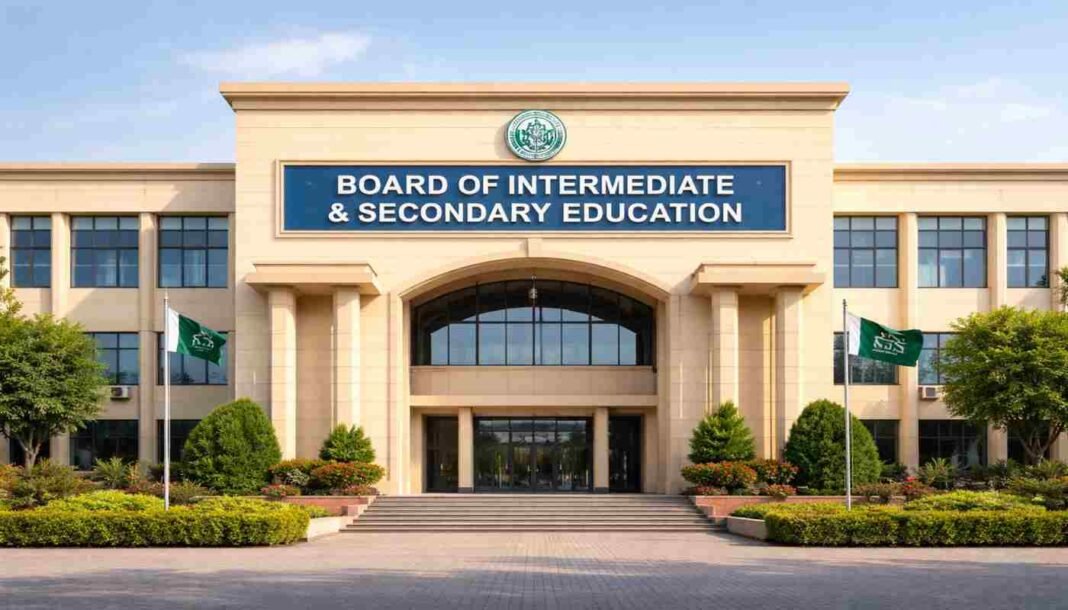 Board of Intermediate and Secondary Education building in Pakistan for matric exams