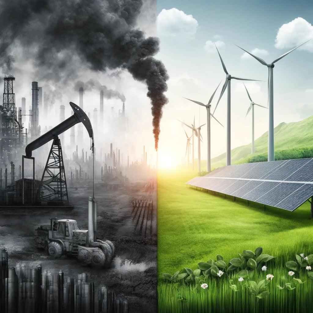 Climate finance fossil fuels vs renewable energy comparison