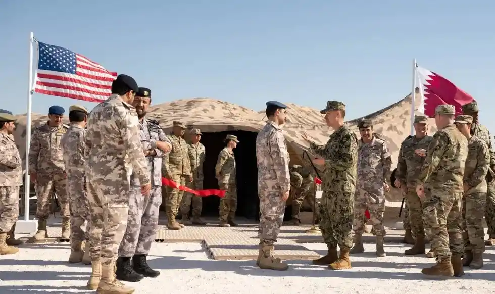 US soldiers in uniform during troop movement in Gulf region
