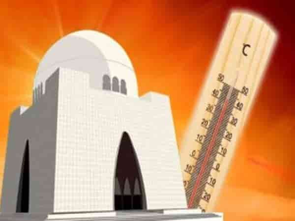 Hot weather in Karachi