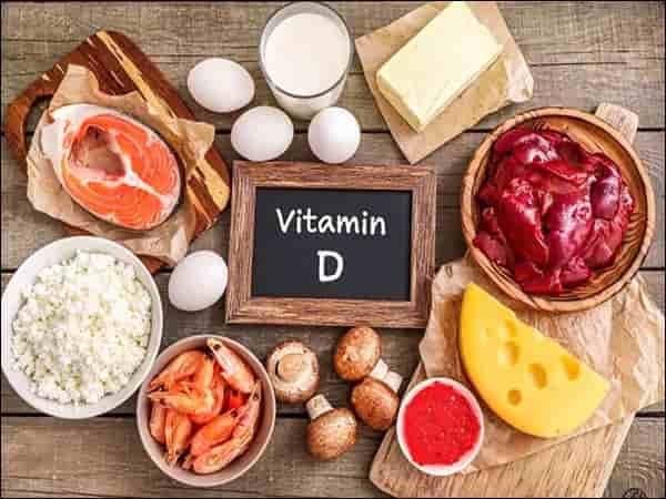 Foods rich in vitamin D including fish, eggs, milk, and fortified products highlighting vitamin D risks and balance in diet