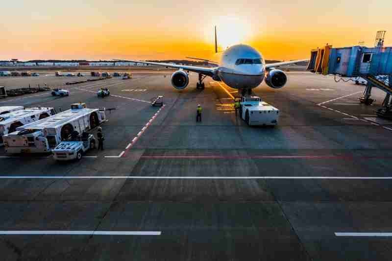 Airplane on runway as airlines reduce domestic fares in Pakistan