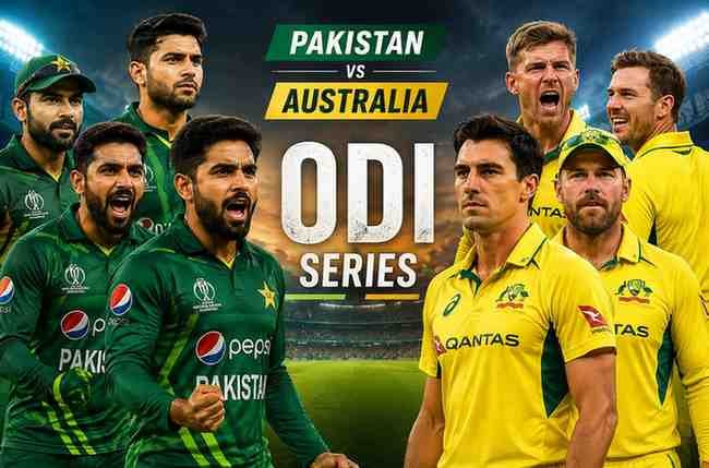 Pakistan vs Australia ODI Tickets Date Announced Pakistan and Australia players ahead of the ODI cricket series in Pakistan