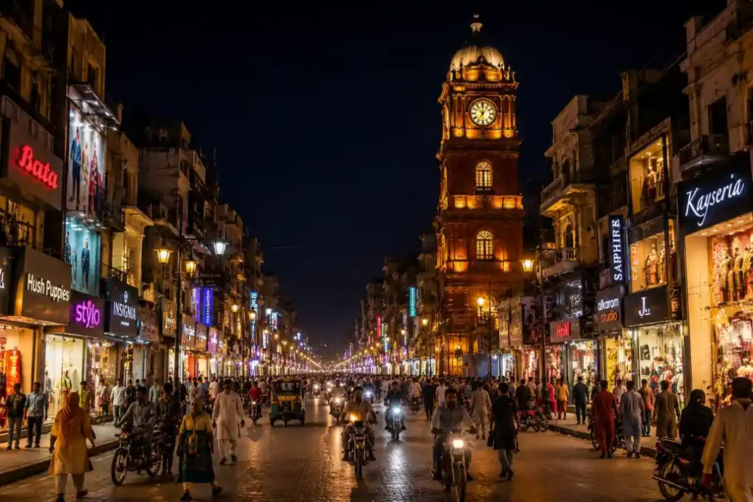 Busy night market in Punjab after government extends business timing relief