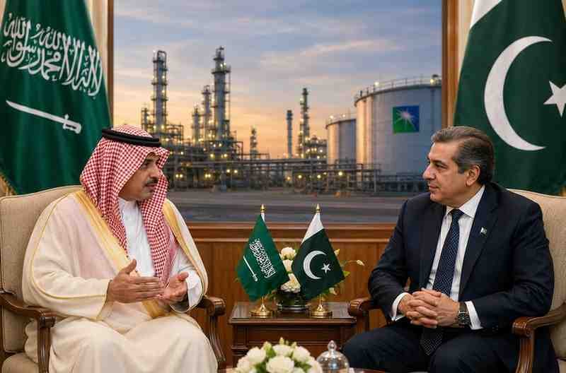 Saudi and Pakistani officials discuss energy cooperation and refinery investment plans