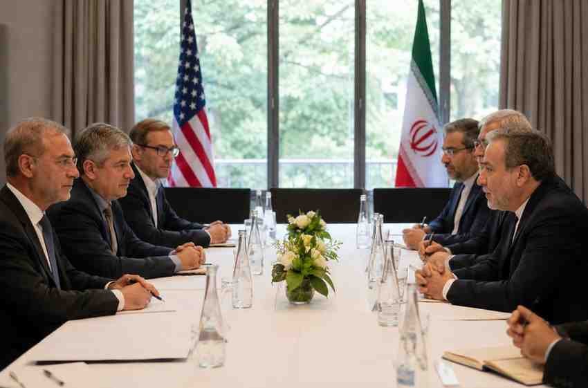 US and Iranian delegations hold diplomatic talks in Switzerland.