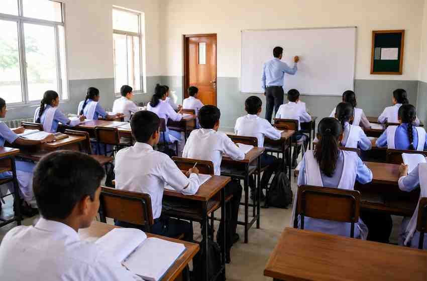 No Saturday Holiday for Schools from August 1 Students attend a classroom session as schools resume six-day classes under Sindh's new Saturday School Schedule.