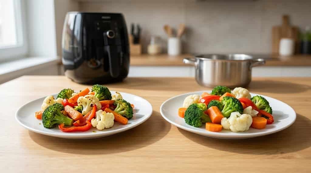Air-Fried vs Boiled Vegetables: Which One Actually Keeps More Nutrients?