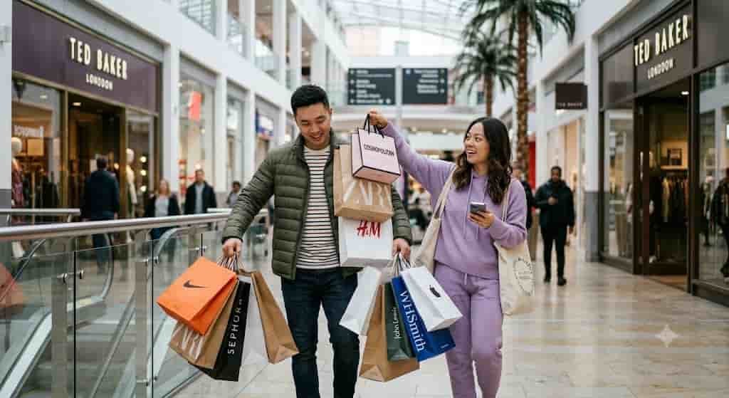 5 Funny Ninja Techniques Wives Use to Get Money from Their Husbands Funny husband and wife shopping together in a mall