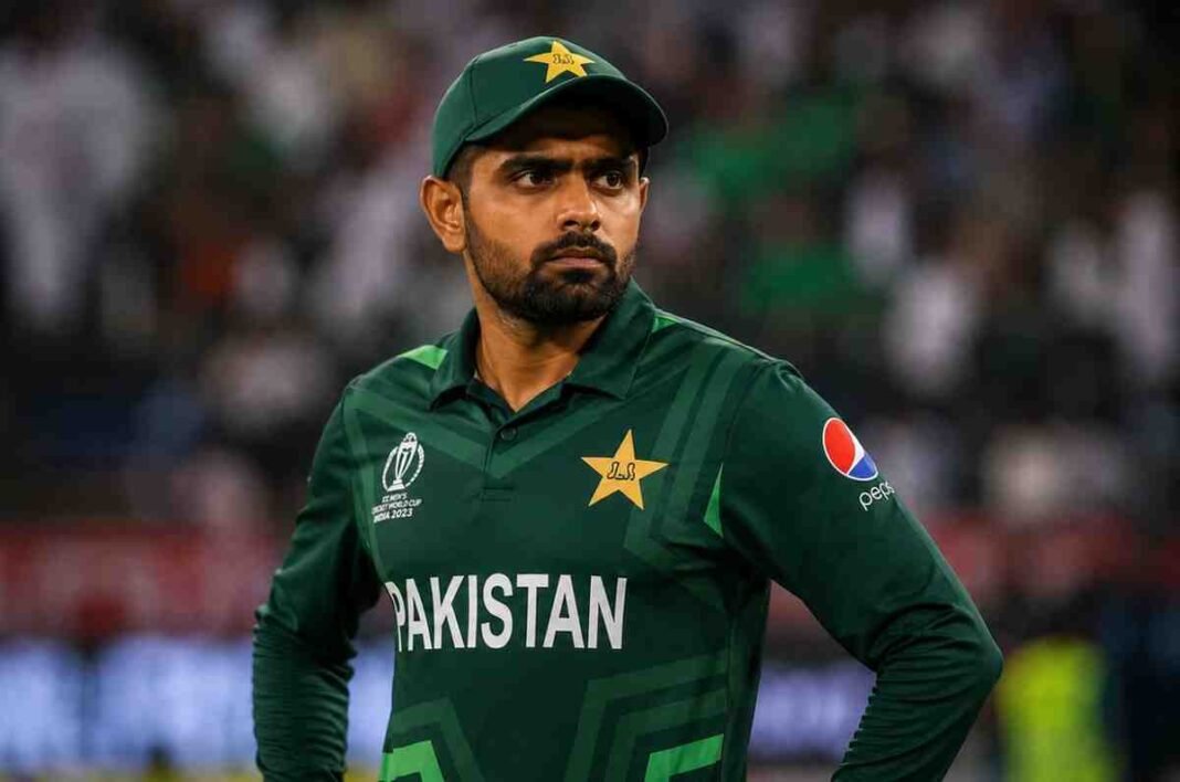 Babar Azam leading Pakistan during an international cricket match.