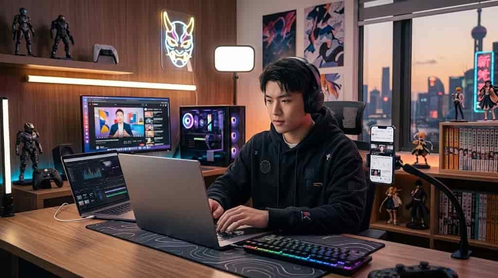 How to Download Bilibili App in Pakistan: Complete Installation Guide for Android and iPhone Users Young creator using Bilibili app representing China's digital youth culture