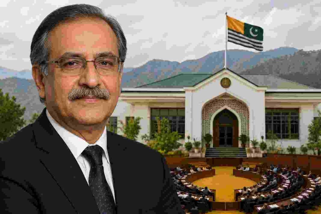 Iftikhar Gilani Elected Azad Kashmir PM Iftikhar Gilani elected new Prime Minister of Azad Kashmir
