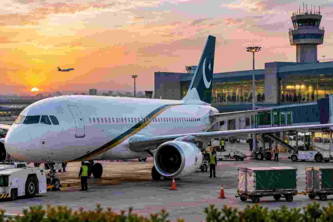 PIA Restructuring Brings Major Management Changes PIA aircraft at airport during restructuring changes