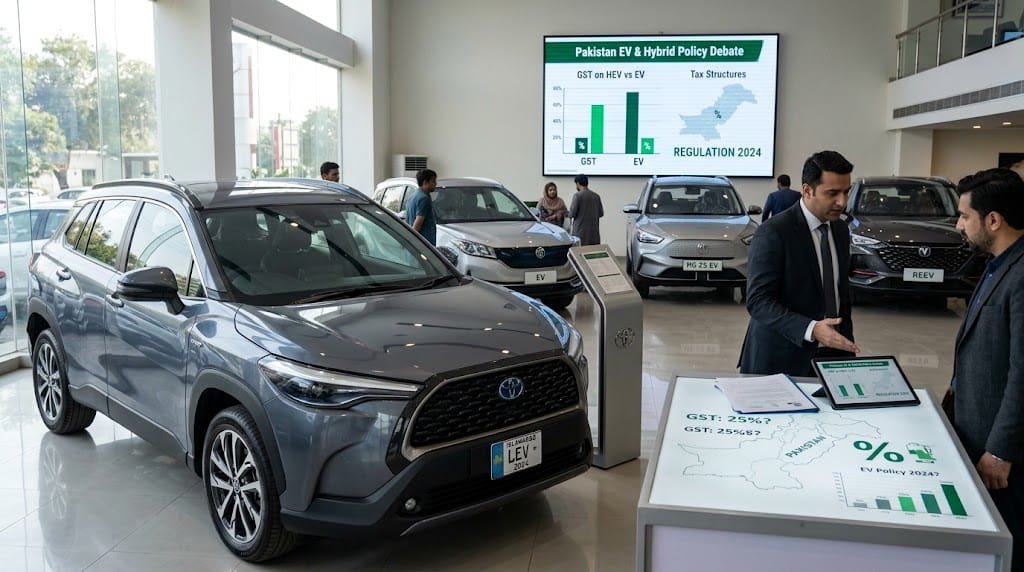 Toyota Pakistan Questions Tax Benefits Given to Rival Electric Vehicles Toyota Pakistan EV tax dispute over REEV classification and GST benefits