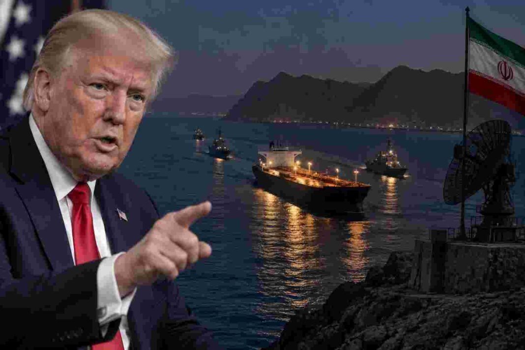 Ships Move Through Strait of Hormuz at Night, US President Says Ships Move Through Strait of Hormuz at Night, US President Says