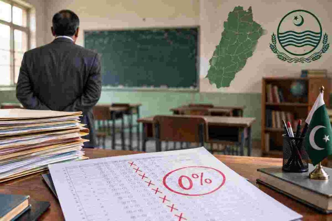 Action Against Schools with Zero Results