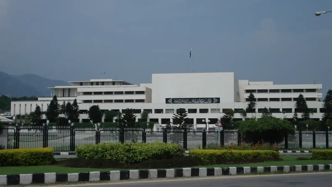 Article 14 of the Constitution of Pakistan: The Dignity of Man Parliament House Islamabad where the fundamental rights of the Constitution were framed