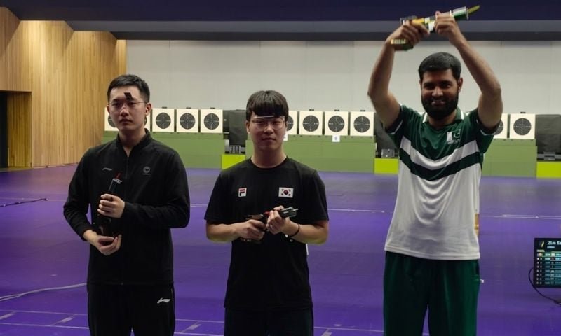 Bashir shooting bronze: Pakistan’s Ghulam Mustafa claims Asian Games medal