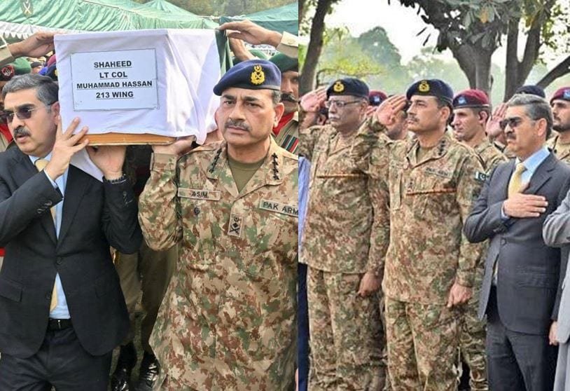 Funeral Prayers for Quetta Crash Martyrs Offered at Chaklala Garrison Funeral Prayers for Quetta Crash Martyrs Offered at Chaklala Garrison