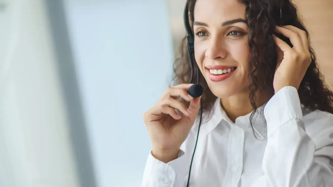 DGIP Passport Helpline Number & How to Track Your Passport in Pakistan Customer service helpline agent with headset