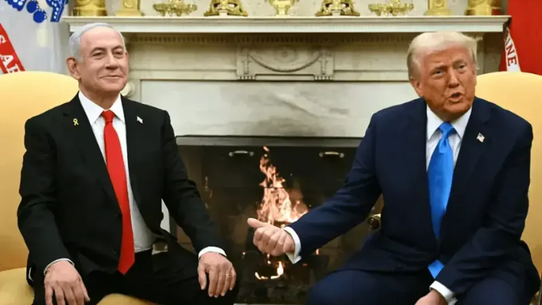 Trump Endorses Netanyahu Nine Days Before Israel’s October 27 Election Trump endorses Netanyahu - US President Donald Trump with Israeli PM Benjamin Netanyahu