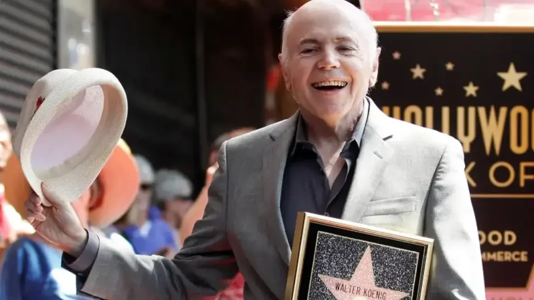 Star Trek’s Chekov, Walter Koenig, Dies at 90 Walter Koenig dies at 90: the Star Trek actor smiles while holding his Hollywood Walk of Fame plaque