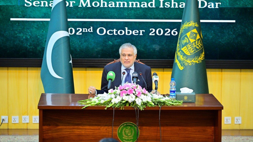UN chief Guterres to visit Pakistan before term ends: Dar Guterres Pakistan visit: Deputy Prime Minister Ishaq Dar at the Foreign Office briefing on October 2, 2026