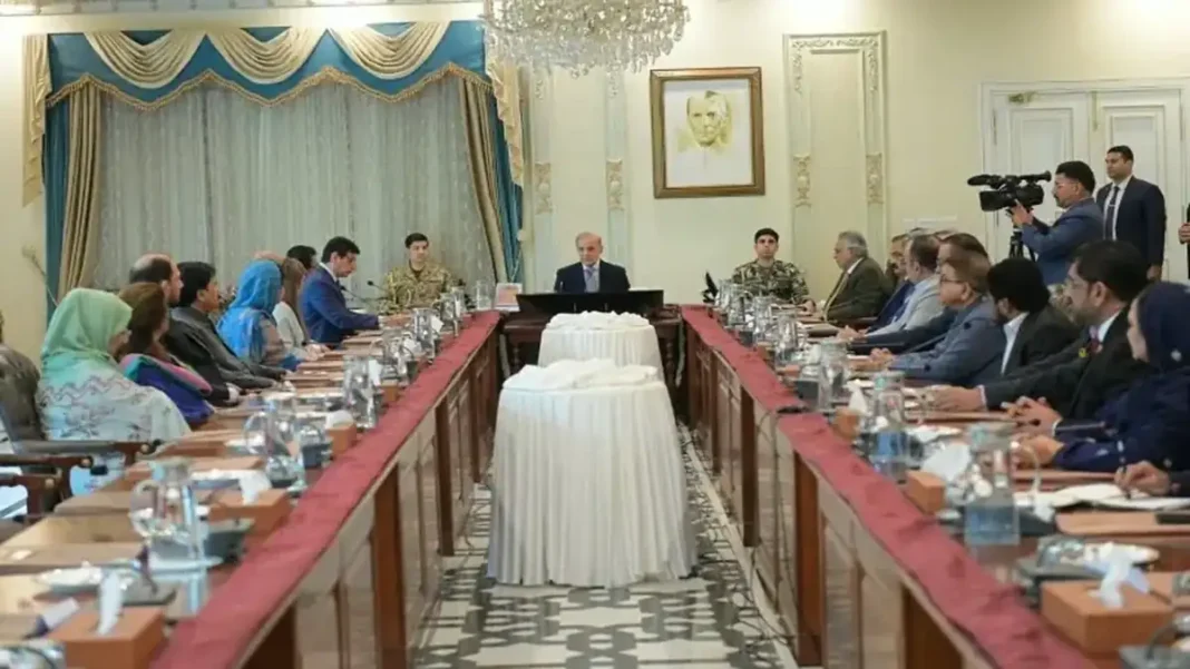Shehbaz briefs allies on KP governor’s rule, calls it the “most difficult decision” PM Shehbaz Sharif with allied parliamentary leaders in the KP governor's rule briefing