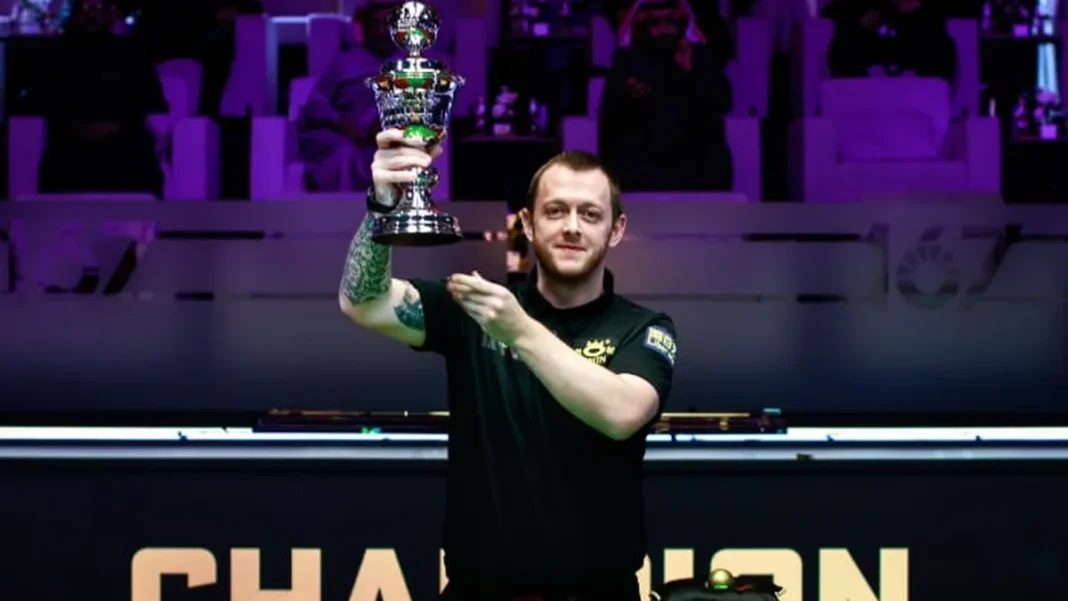 Mark Allen Reveals 10 Weeks in Mental Health Clinic Before Return Snooker player Mark Allen holding a trophy aloft