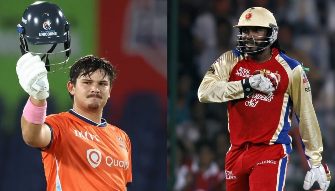 Lhuan-dre Pretorius smashes 188* to break Chris Gayle’s T20 world record Pretorius T20 record: Lhuan-dre Pretorius, whose unbeaten 188 broke Chris Gayle's T20 record
