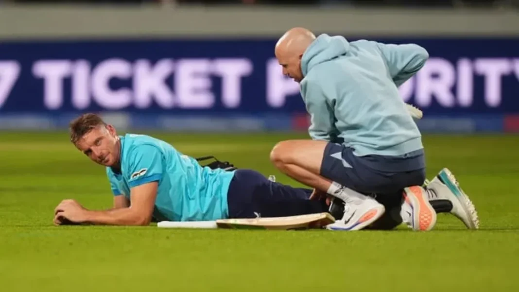 Jos Buttler Undergoes Hamstring Surgery, Ruled Out of England’s Pakistan Tour and Australia Trip Jos Buttler hamstring surgery: England batter Jos Buttler receives treatment on the field during the second ODI against Sri Lanka at Headingley, where the injury that needed surgery happened