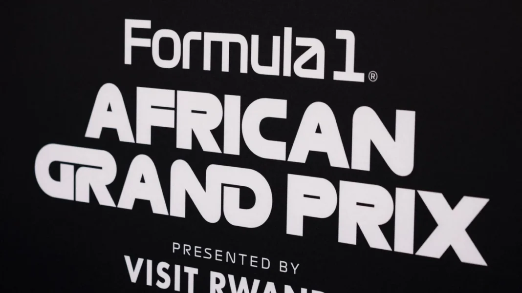 Formula 1 returns to Africa: Rwanda signs 10-year deal for Grand Prix in early 2030s Formula 1 African Grand Prix sign at the press conference in Kigali announcing the Rwanda Grand Prix
