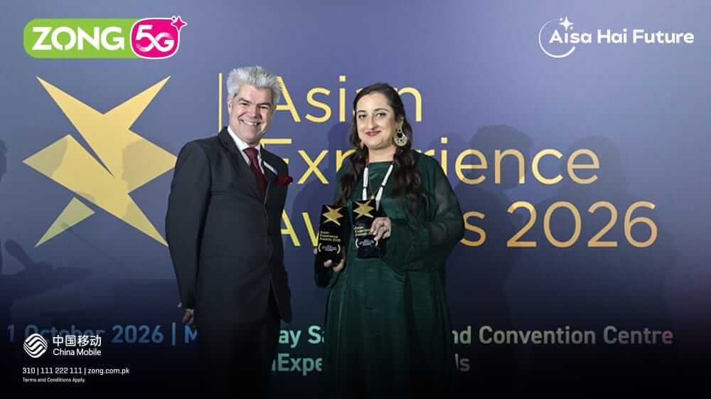 Zong wins two honours at Asian Experience Awards 2026 in Singapore