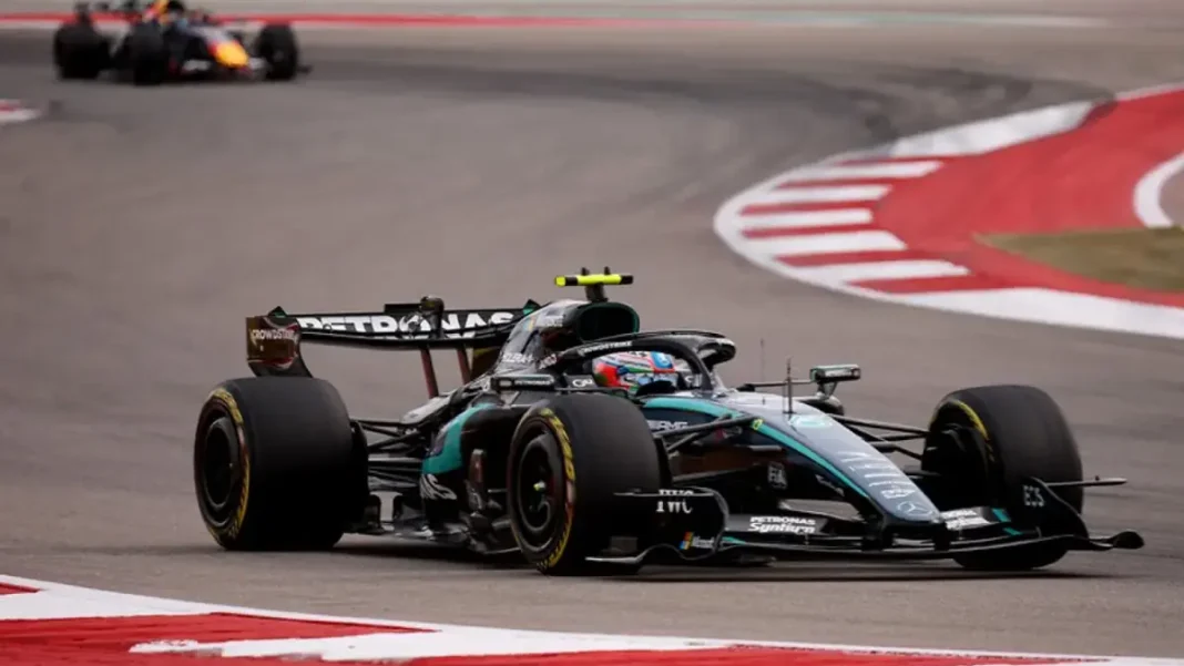 Antonelli US Grand Prix Win: Title Wait Goes to Mexico Antonelli US Grand Prix win: Kimi Antonelli drives his Mercedes at the United States Grand Prix