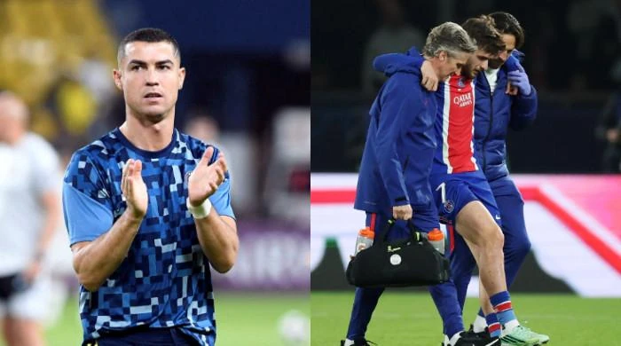 Kvaratskhelia Faces Months Out After ACL Rupture as Ronaldo Sends Support Cristiano Ronaldo and Khvicha Kvaratskhelia being helped off after the Kvaratskhelia ACL injury against Barcelona