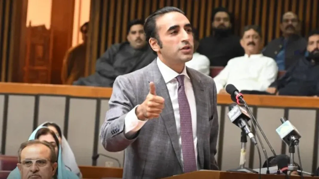 Bilawal Offers to Press PM to End KP Emergency if PTI Agrees to Dialogue Bilawal Bhutto-Zardari speaking in the National Assembly during the KP emergency debate