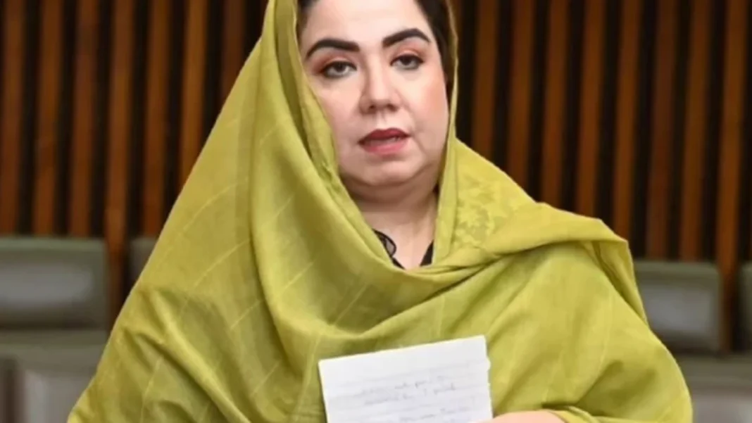 K-P Human Rights Portal Planned K-P official Samar Haroon Bilour holding a paper — K-P human rights portal