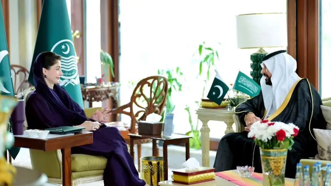 Maryam Nawaz, Saudi Envoy Agree Rs500bn Halal Food Export Target Punjab CM Maryam Nawaz meets Saudi envoy Dr Rajeh Albugamy in Lahore