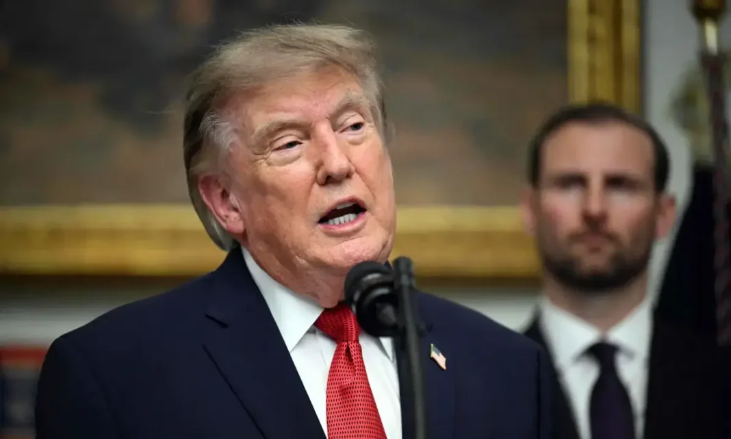 Trump Calls Iran’s Hormuz Offer ‘Not Enough’, Warns Strikes Could Resume Trump Iran Hormuz: Donald Trump speaking at a press event