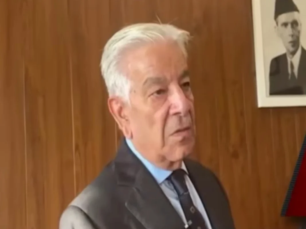 Asif says governor’s rule in K-P a ‘last option’ if no alternative remains Governor's rule in K-P: Defence Minister Khawaja Asif speaking to reporters