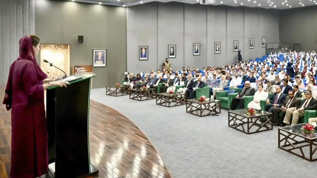 Punjab Adds Rs5bn for Stroke Treatment Punjab Chief Minister Maryam Nawaz addresses a stroke programme event - Punjab stroke treatment