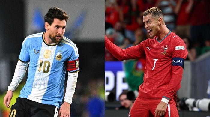 Cristiano Ronaldo pays tribute to Lionel Messi after Argentina farewell Ronaldo tribute to Messi: Lionel Messi and Cristiano Ronaldo in action for their countries