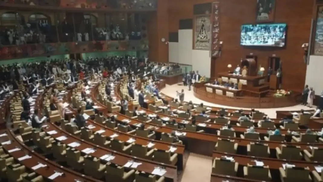 Sindh Orders Probe Into Idle Hospital Machines The Sindh Assembly chamber - Sindh hospital machines