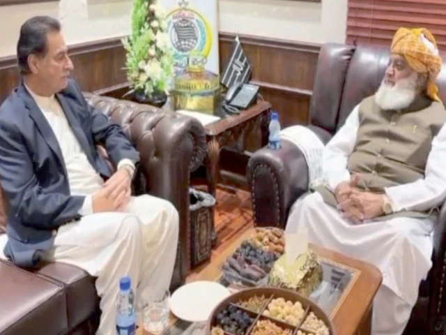 Speaker Sadiq calls on Fazl as efforts to end PTI deadlock continue