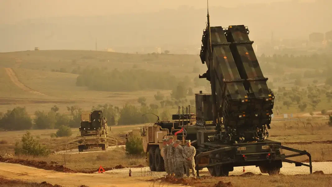 US Approves Patriot Missiles for Ukraine A Patriot missile launcher with US service members, Patriot missiles for Ukraine