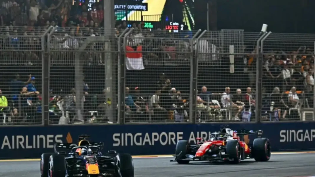 Verstappen Wins Singapore Grand Prix for the First Time on His 250th Start Verstappen wins Singapore Grand Prix: Max Verstappen's Red Bull leads Charles Leclerc's Ferrari at Marina Bay