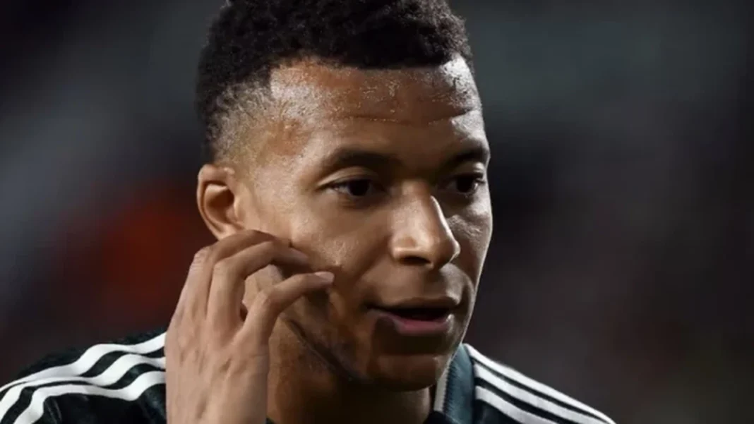Mbappe China Redemption Faces Long Road Kylian Mbappe in a Real Madrid training top — Mbappe China redemption
