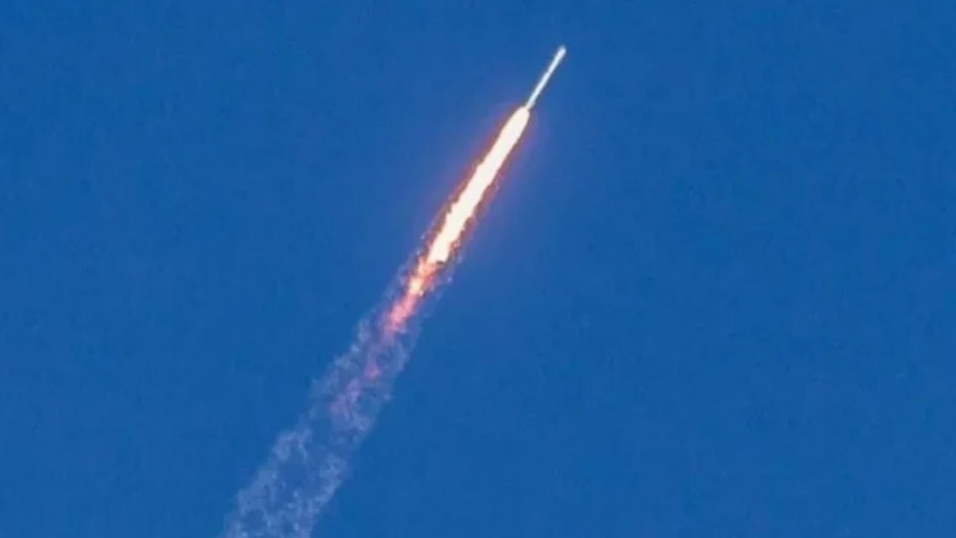 North Korea Fires Missiles Toward East Sea A missile launches into the sky in a file photograph — North Korea fires missiles