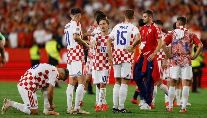 Croatia 7-0 England: Modric ‘Ashamed’ After Record Defeat in Rijeka Dejected Croatia players after the record Croatia 7-0 England defeat in Rijeka